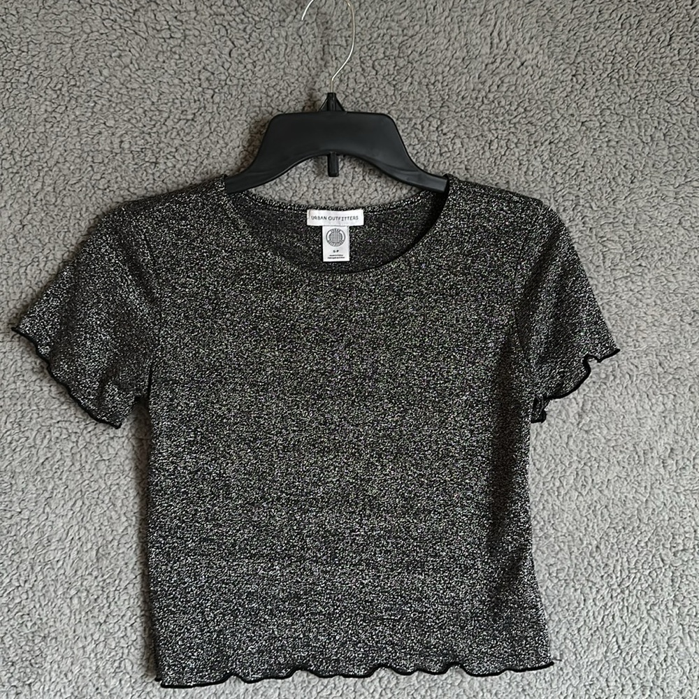 Urban Outfitters Black Crop Top